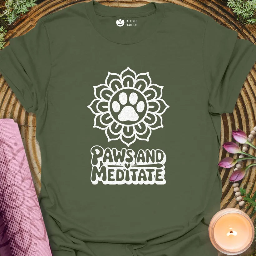 Paws Meditate Mandala