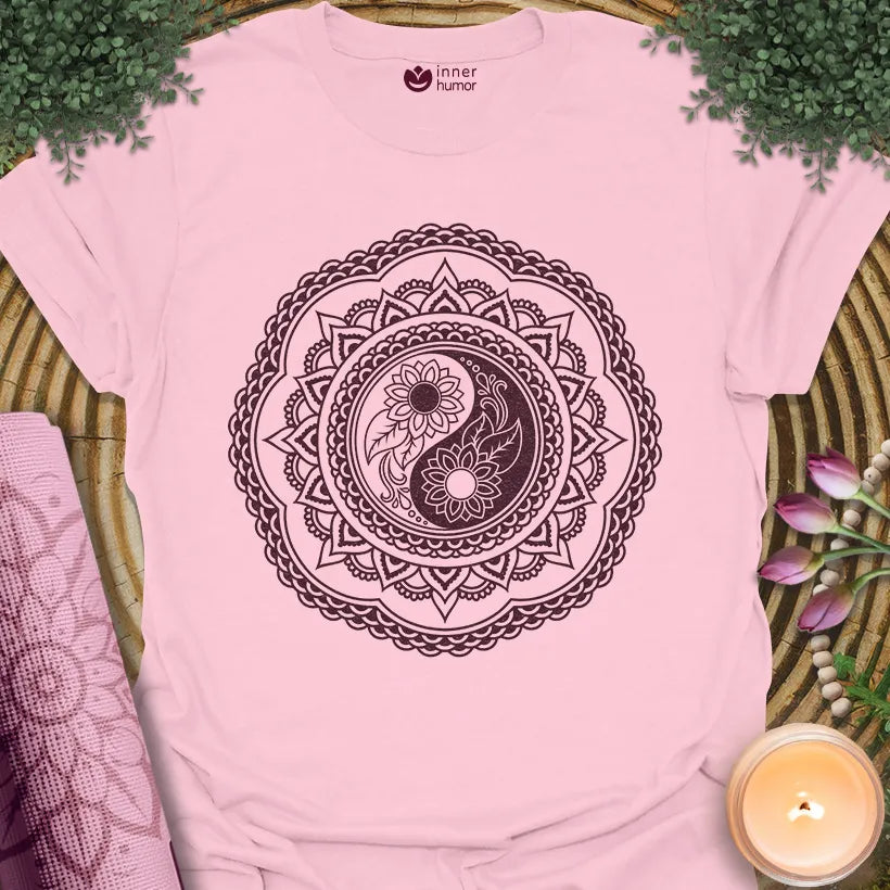 Floral Yin Yang Mandala