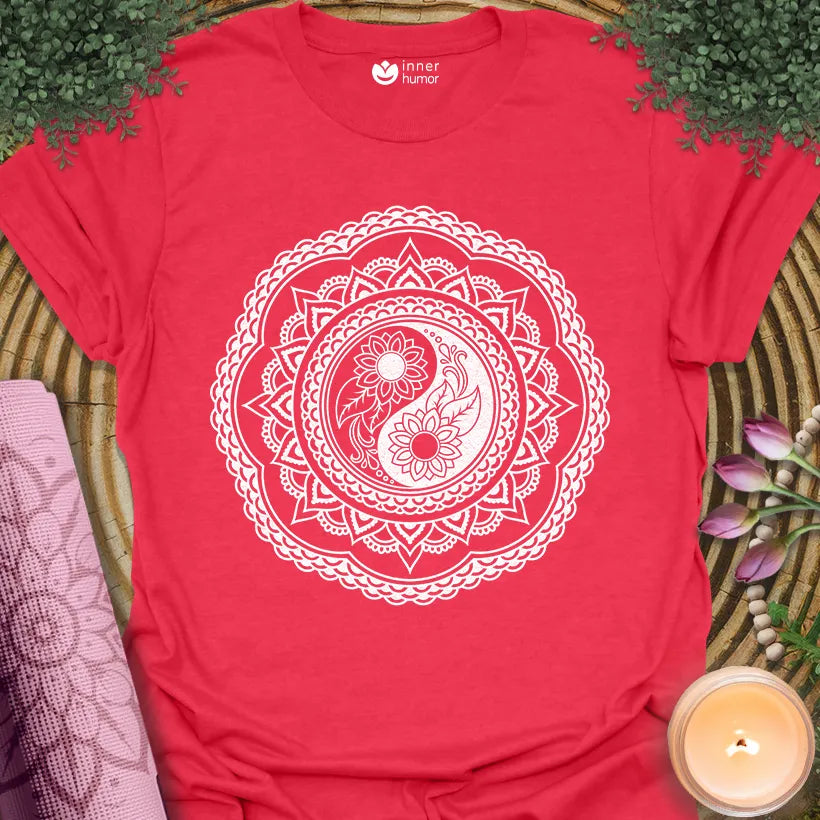 Floral Yin Yang Mandala