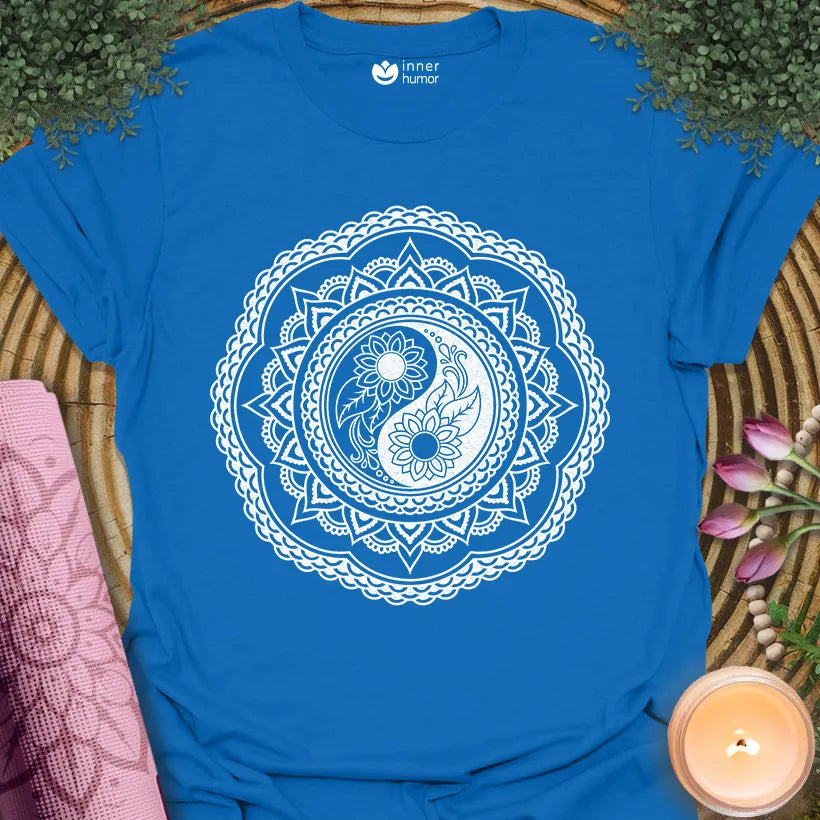 Floral Yin Yang Mandala