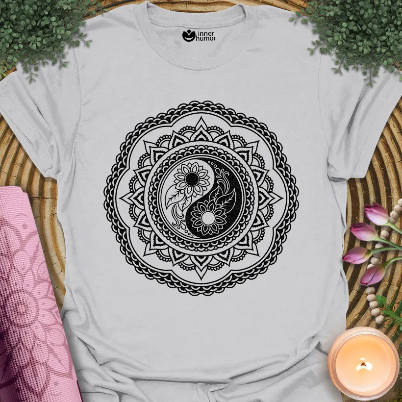 Floral Yin Yang Mandala