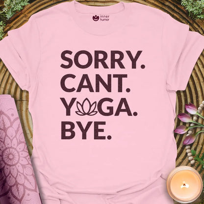Sorry Yoga Bye