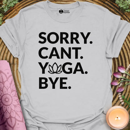 Sorry Yoga Bye