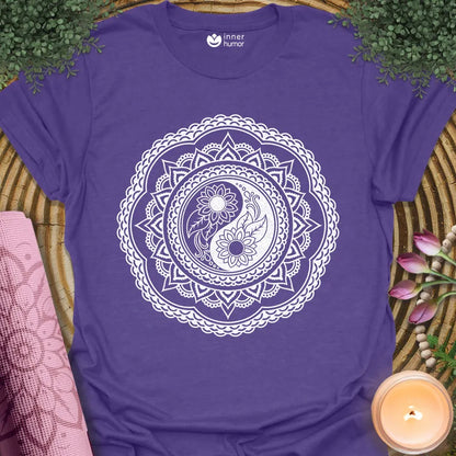 Floral Yin Yang Mandala