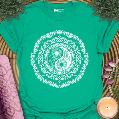 Floral Yin Yang Mandala